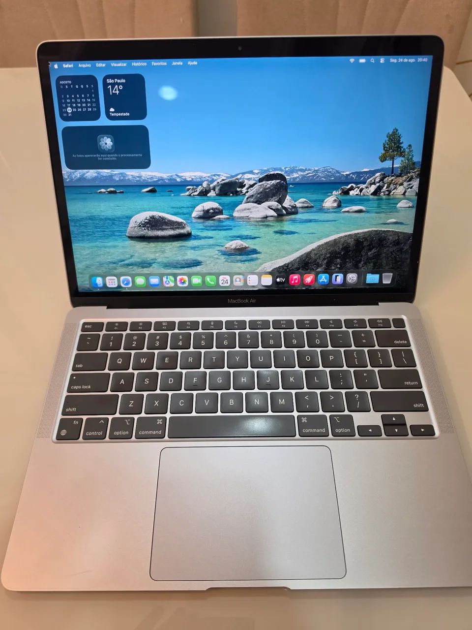 Apple Macbook Air M1 2020 cinza  - Foto 3
