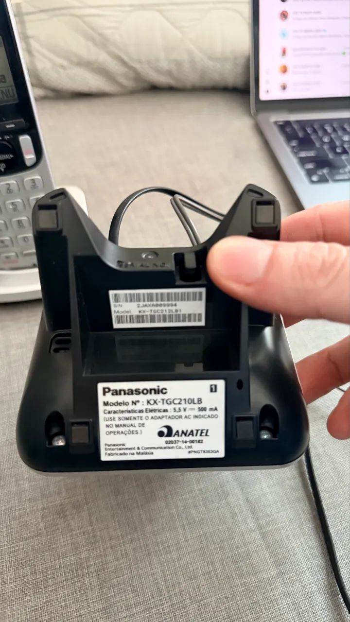 Telefone sem fio Panasonic com ramal Dect 6.0 - Foto 2