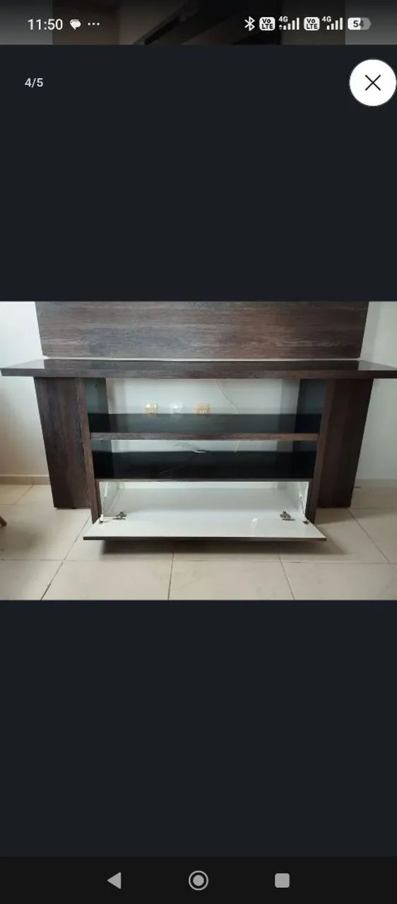 Rack e painel de TV em Compensado Naval - Foto 2