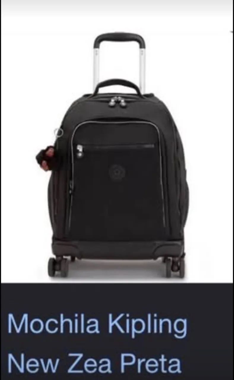 Mochila Klipping Preta - Modelo New Zea