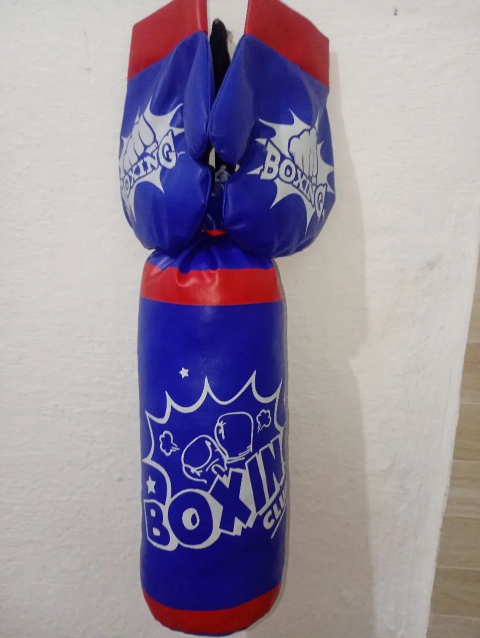 Saco de pancada infantil e luvas - Foto 2