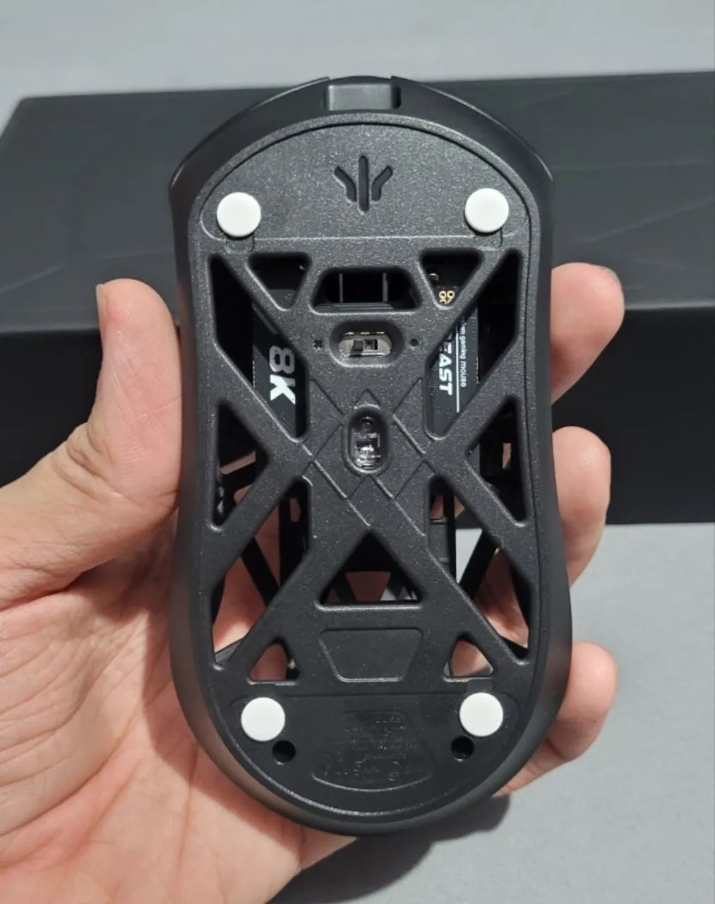 Mouse WLMouse Beast X Max, Preto (Solid Sides) [NOVO] - Foto 3