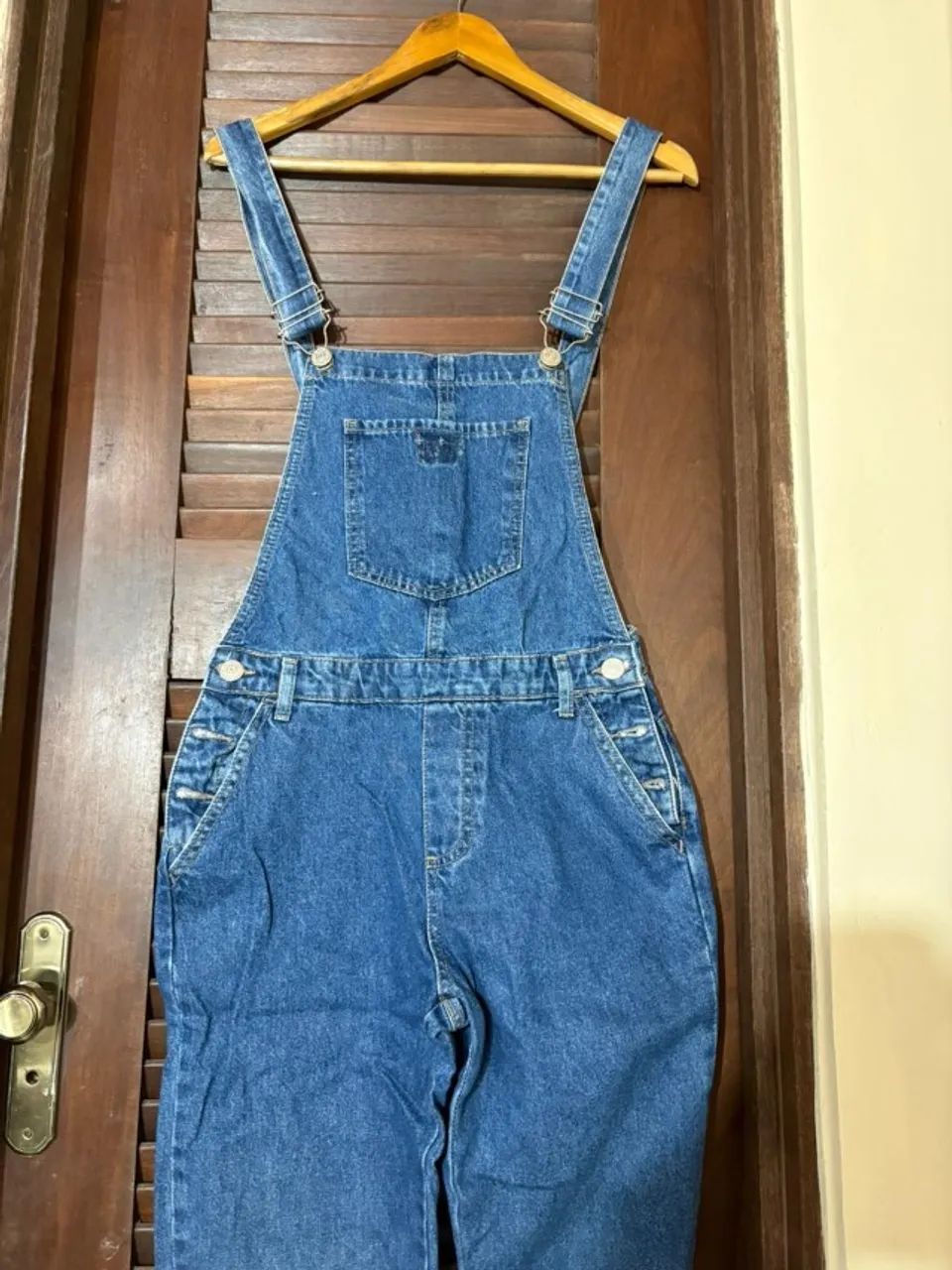 macacão/jardineira jeans - Foto 2