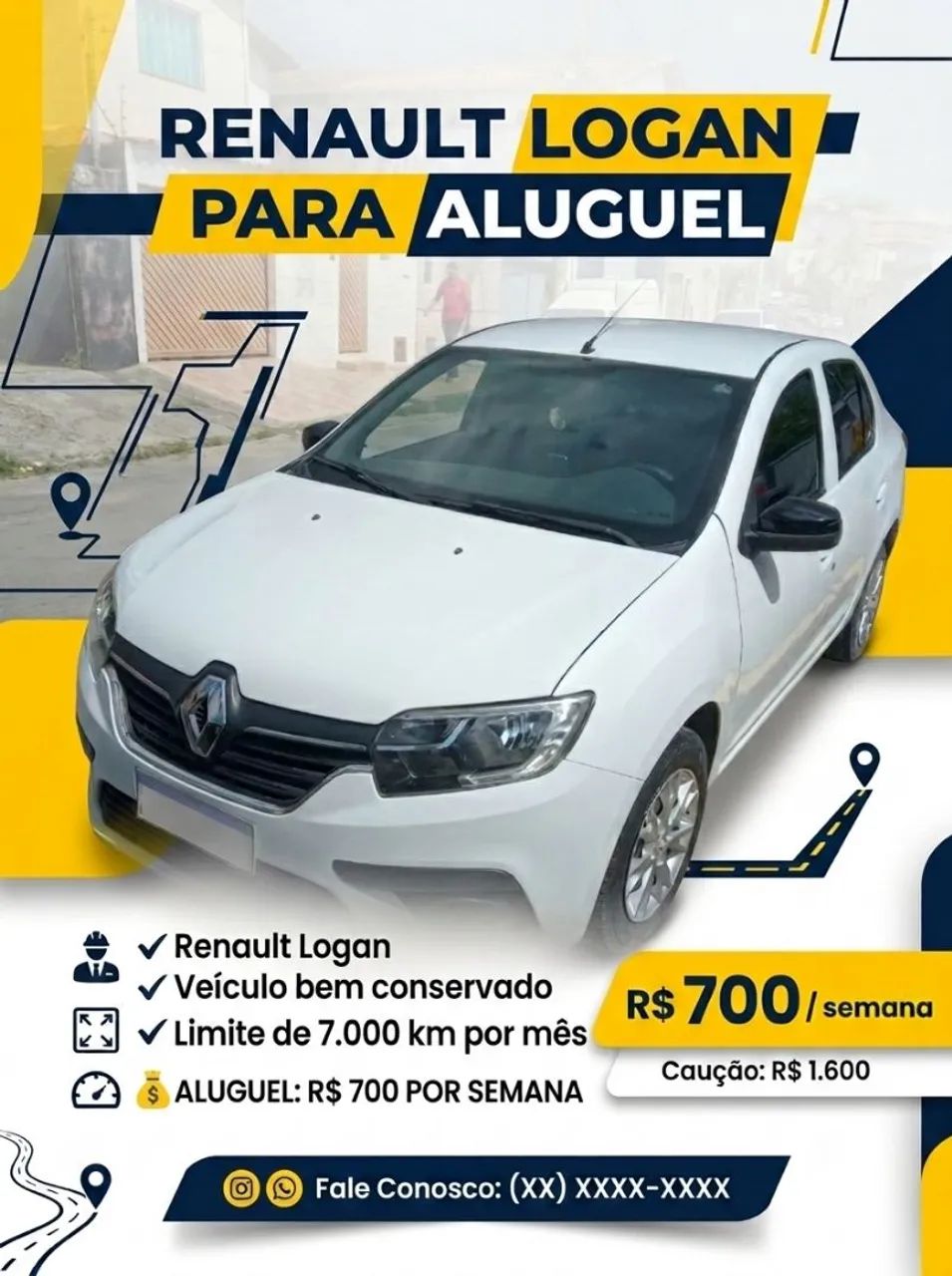 Alugo Logan para Uber/99/indriver