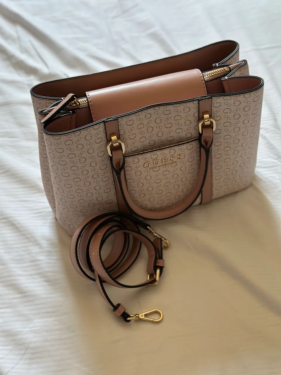 Bolsa Guess Morrigan Satchel (Original) - Foto 2