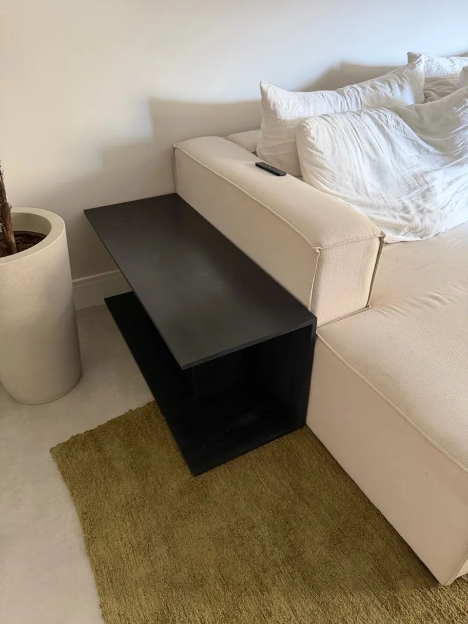 Mesa de apoio em MDF preto - Foto 4