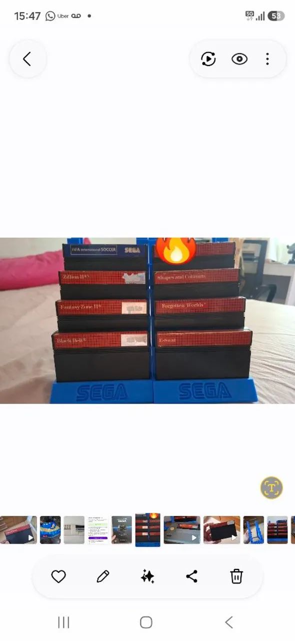 Lote de 7 jogos de Master System