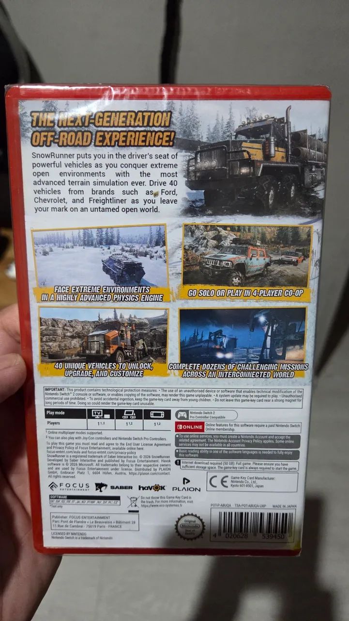 Jogo Snow Runner Switch 2 (LACRADO) - Foto 2