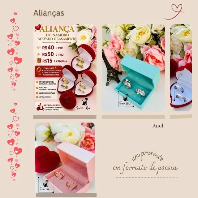 Aliança para casamento