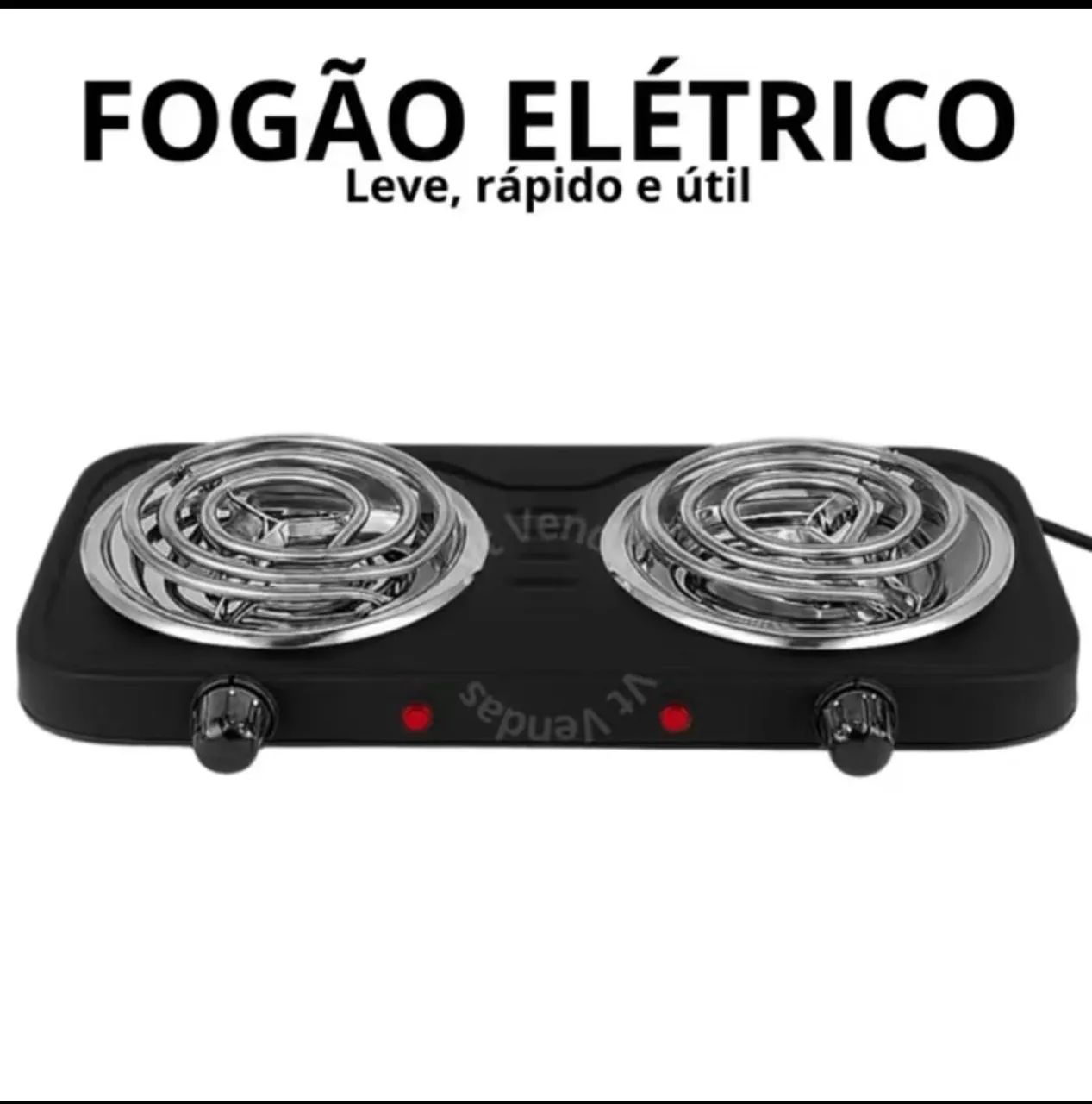 Fogão elétrico 2 bocas