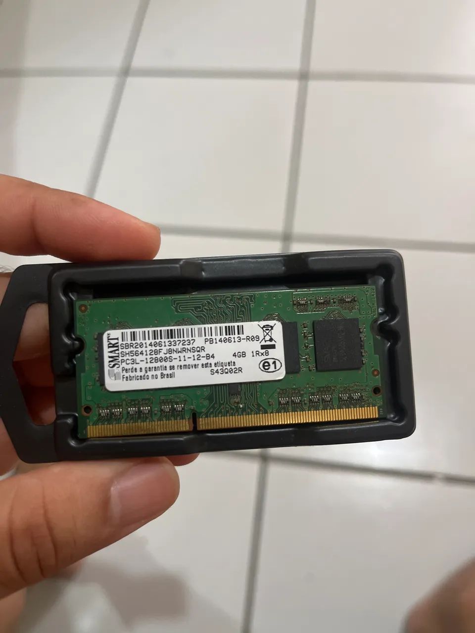 Memória ram DDR3L SO-DIM PC3L para notebook 4gb de ram.