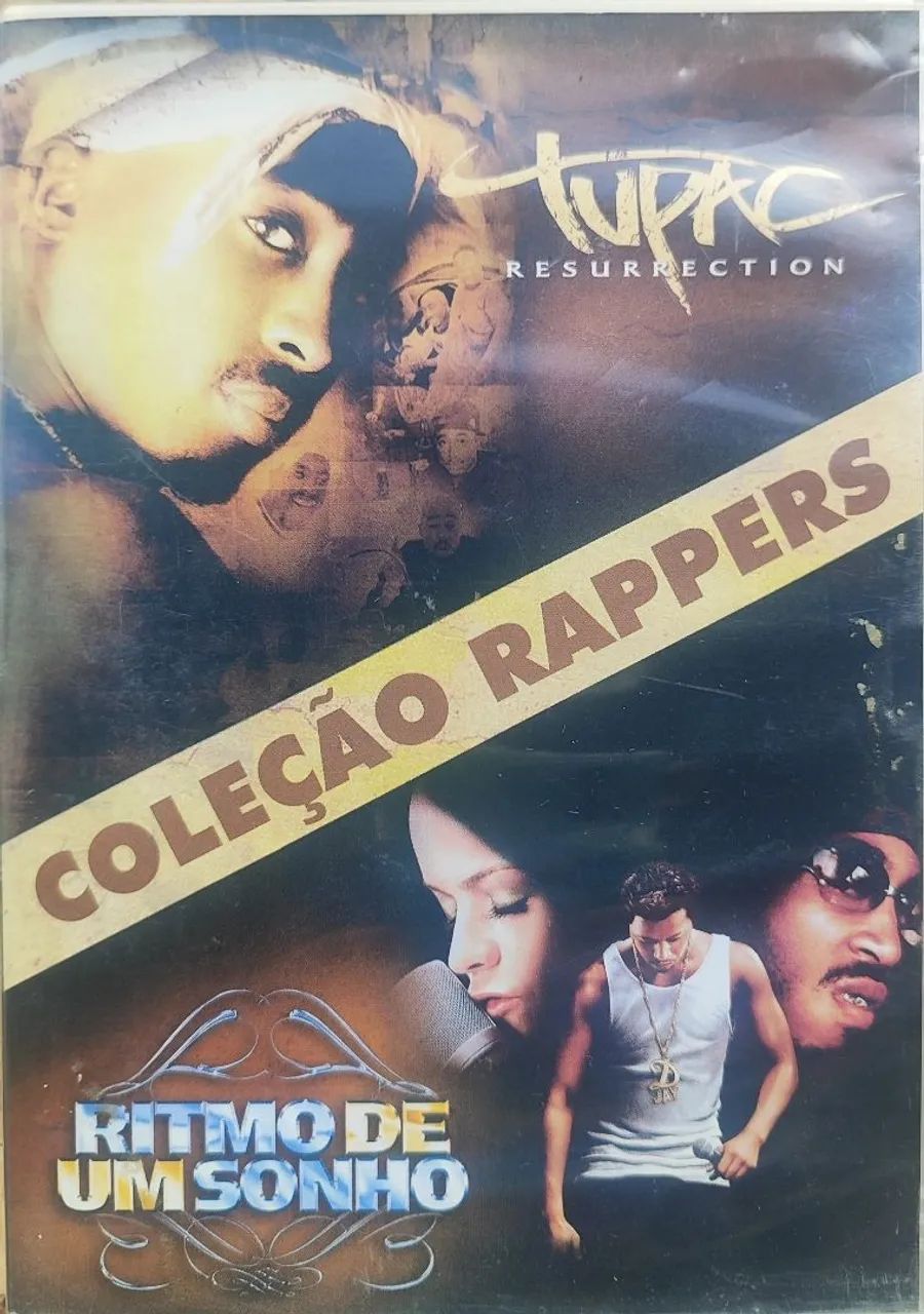 Dvd The Rapper DVD Tupac ressuraction Biográfica da vida do rapper Mais Filme