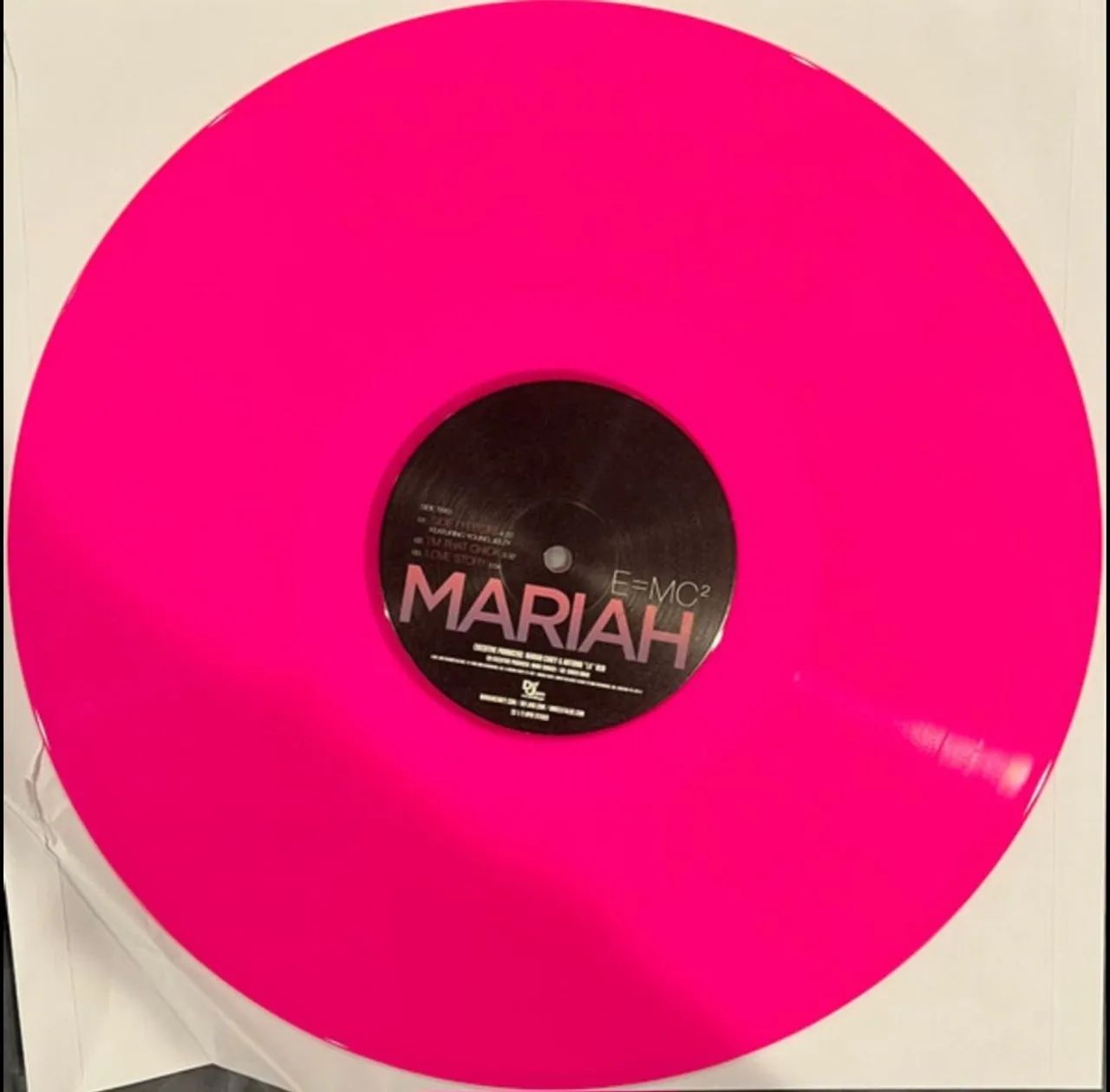 LP Disco de Vinil - E=MC² - Mariah Carey (discos Pink Fluorescent) - Foto 6