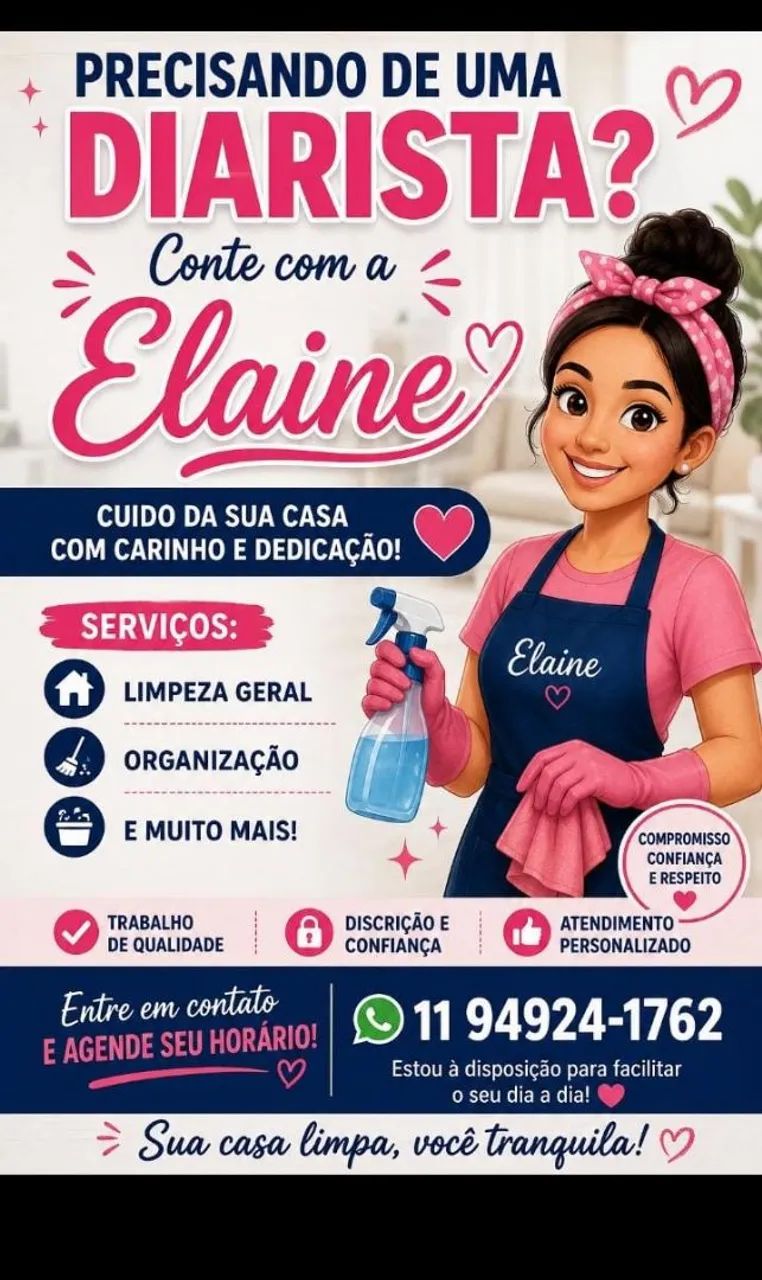 Diarista. Doméstica 