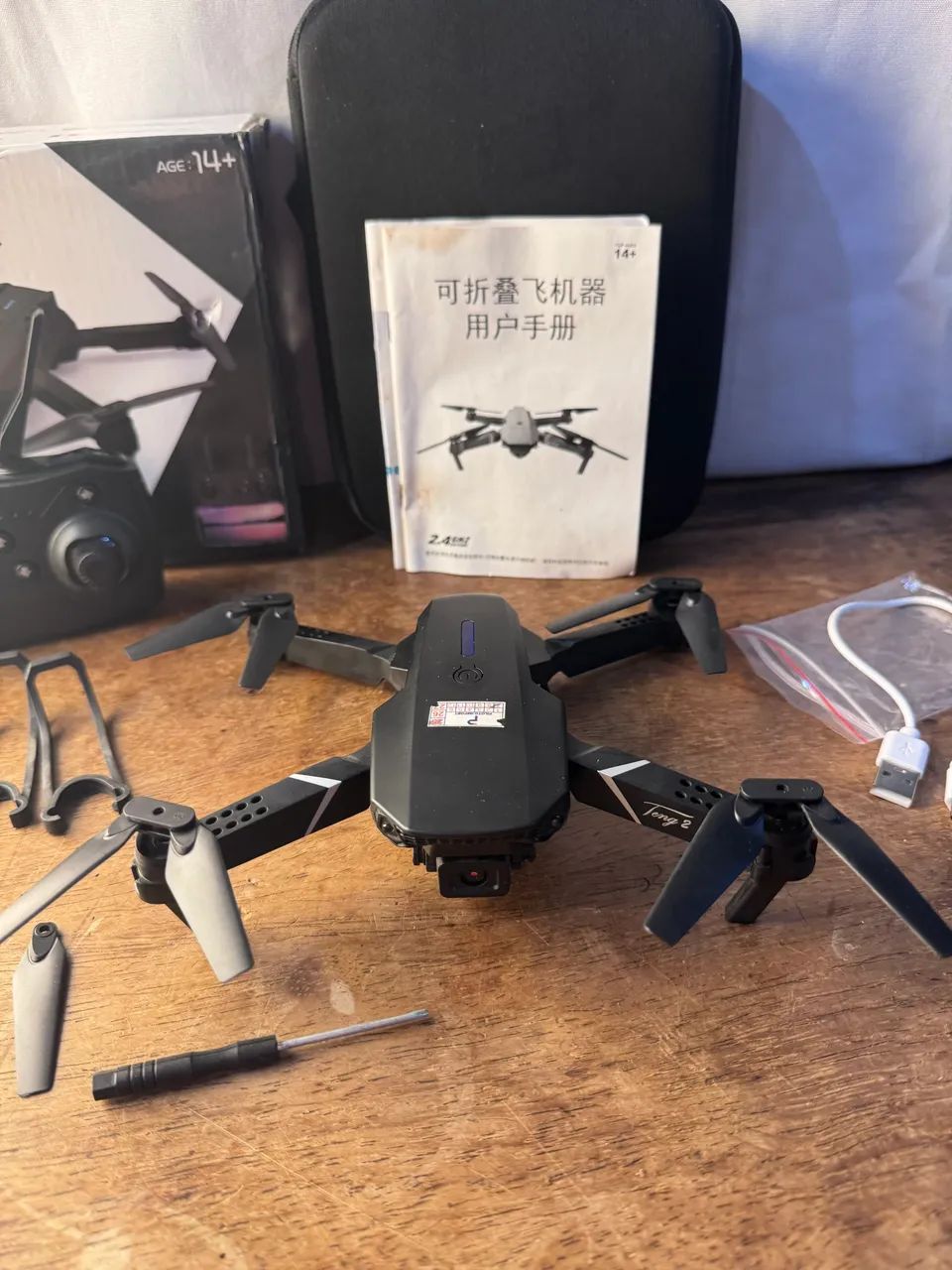 Drone Inspiration Mini Pro 4k Com Câmera Full HD e GPS, Pack Maleta - Foto 4