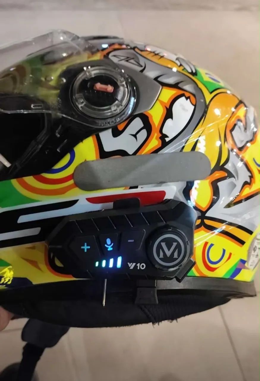 Intercomunicador Bluetooth V10 para Capacete de Moto ? - Foto 2
