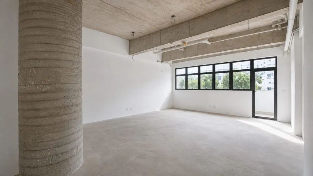 Sala comercial de 61,01 m² com 2 banheiros, varanda e vagas rotativas no Edifício Quadria  - Foto 3