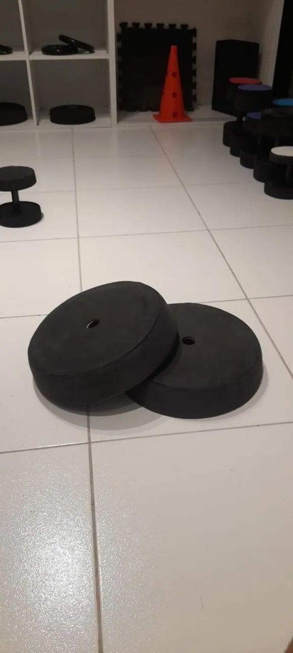 2 anilhas de 10kg - Foto 2