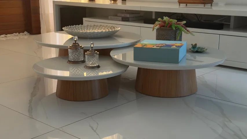 Conjunto de mesas de centro - Foto 3