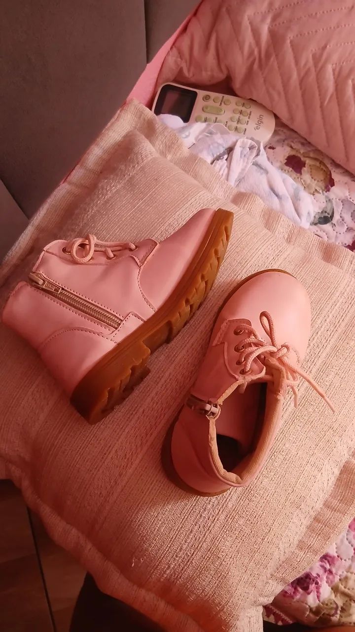 Bota feminina infantil  - Foto 3