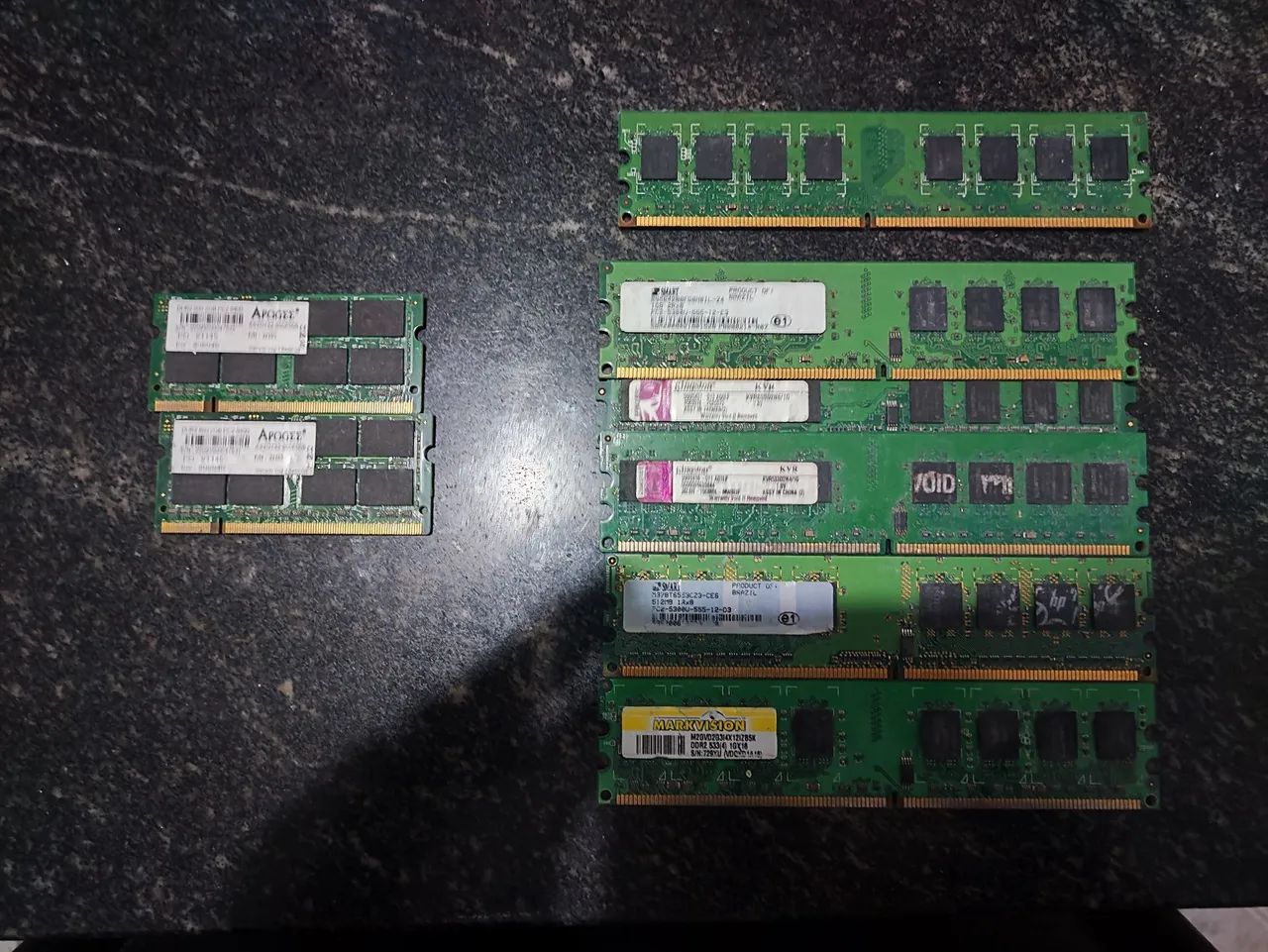 Lote memoria ram ddr2 461093491096965120