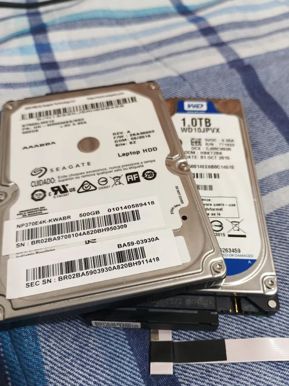 (2) HD de Notebook 1Tb & 500Gb.