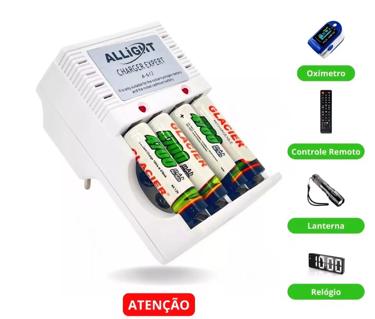 Pilhas Recarregáveis AA / AAA - Foto 3