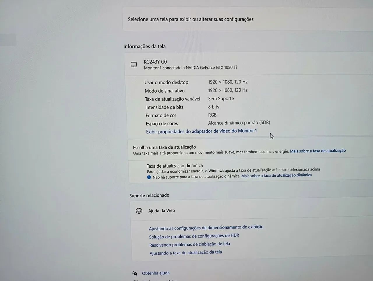 MONITOR 120HZ GAMER - Foto 4