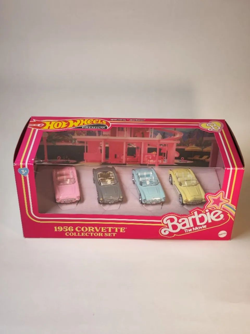 Hot Wheels Barbie The Movie Corvette 4-Pack