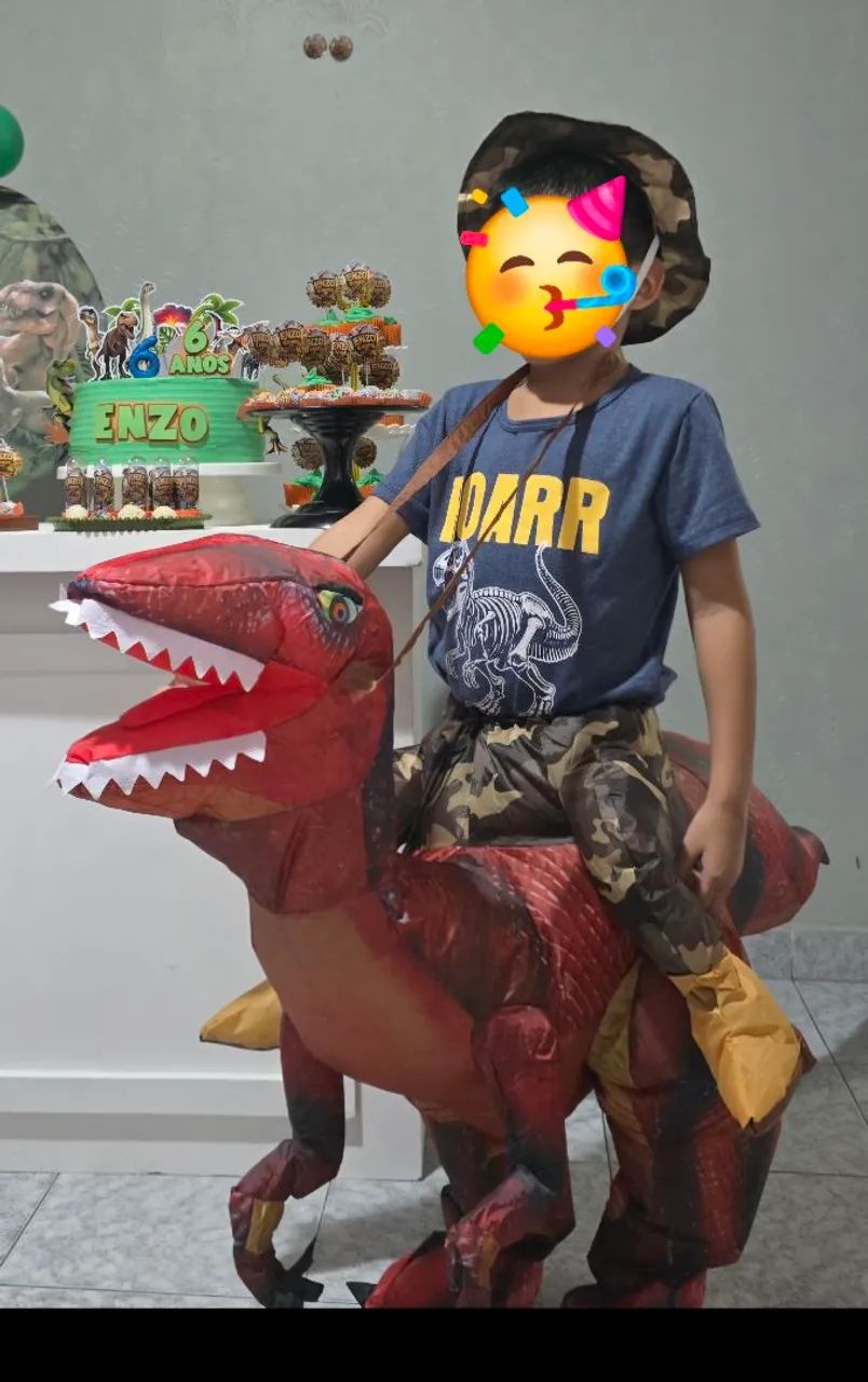 Fantasia dinossauro - Foto 2
