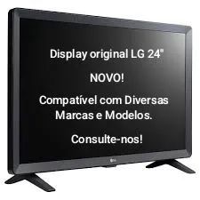 Tela Display Led LG de 24 Polegadas - Compatível com Diversas Marcas e Modelos.