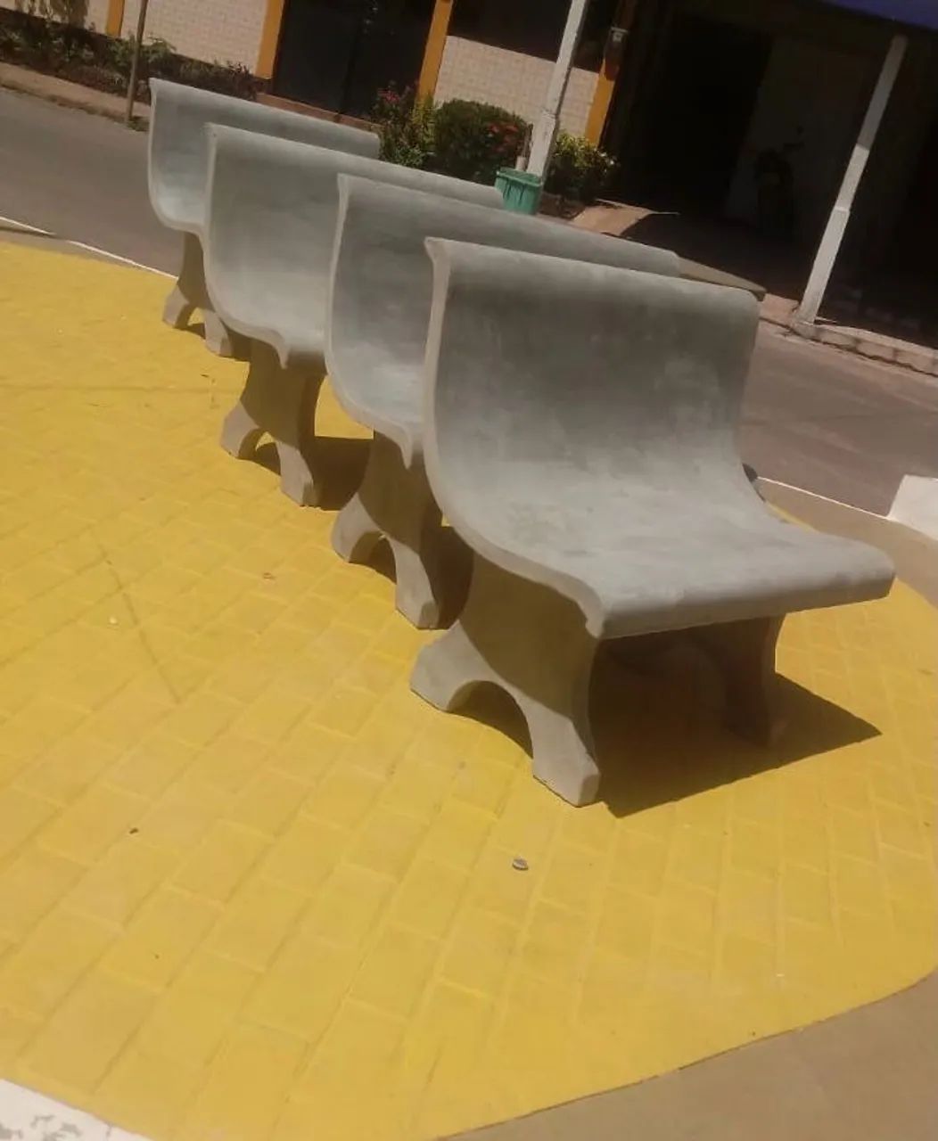 Bancos de concreto