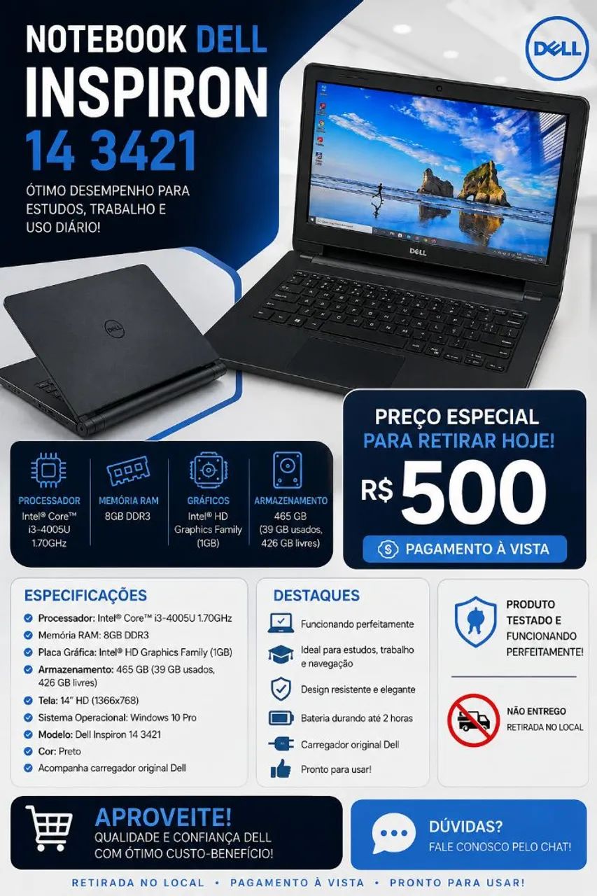 Notebook Dell 
