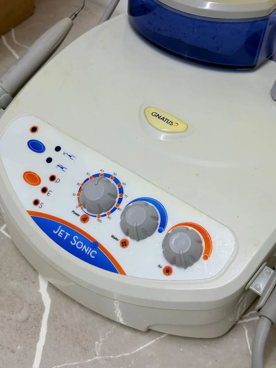 Ultrassom + jato bicarbonato gnatus