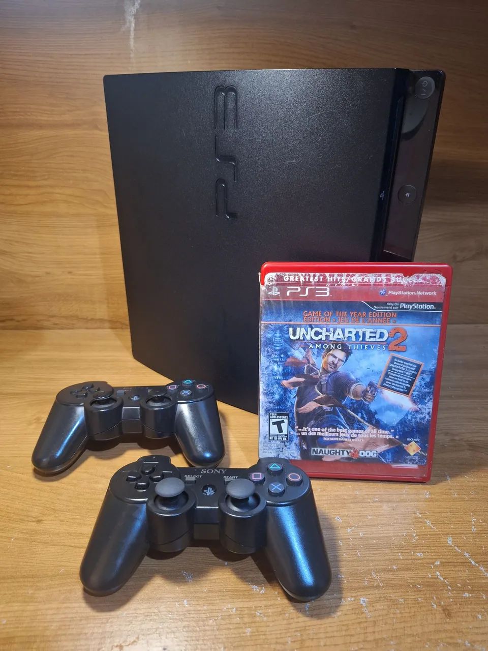 Ps3 Slim Desbloqueado + 2 Controles - Foto 5