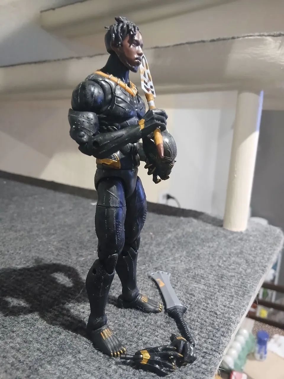Pantera Negra Black Panther Eric Killmonger Marvel Legends  - Foto 3