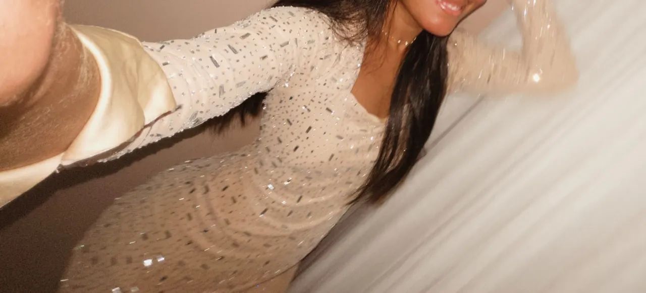 Vestido Bege com Manga  - Foto 3