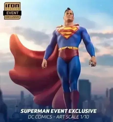 Superman exclusivo CCXP 2024 Iron Studios 1/10 - Foto 2