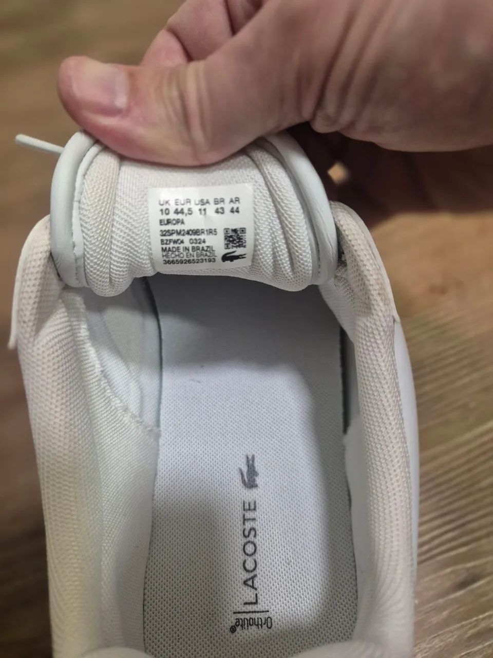 Tênis Lacoste Europa Branco 43 - Foto 5