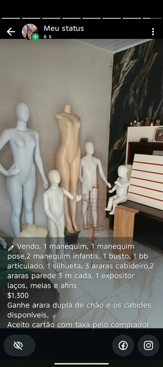 Manequim e Araras