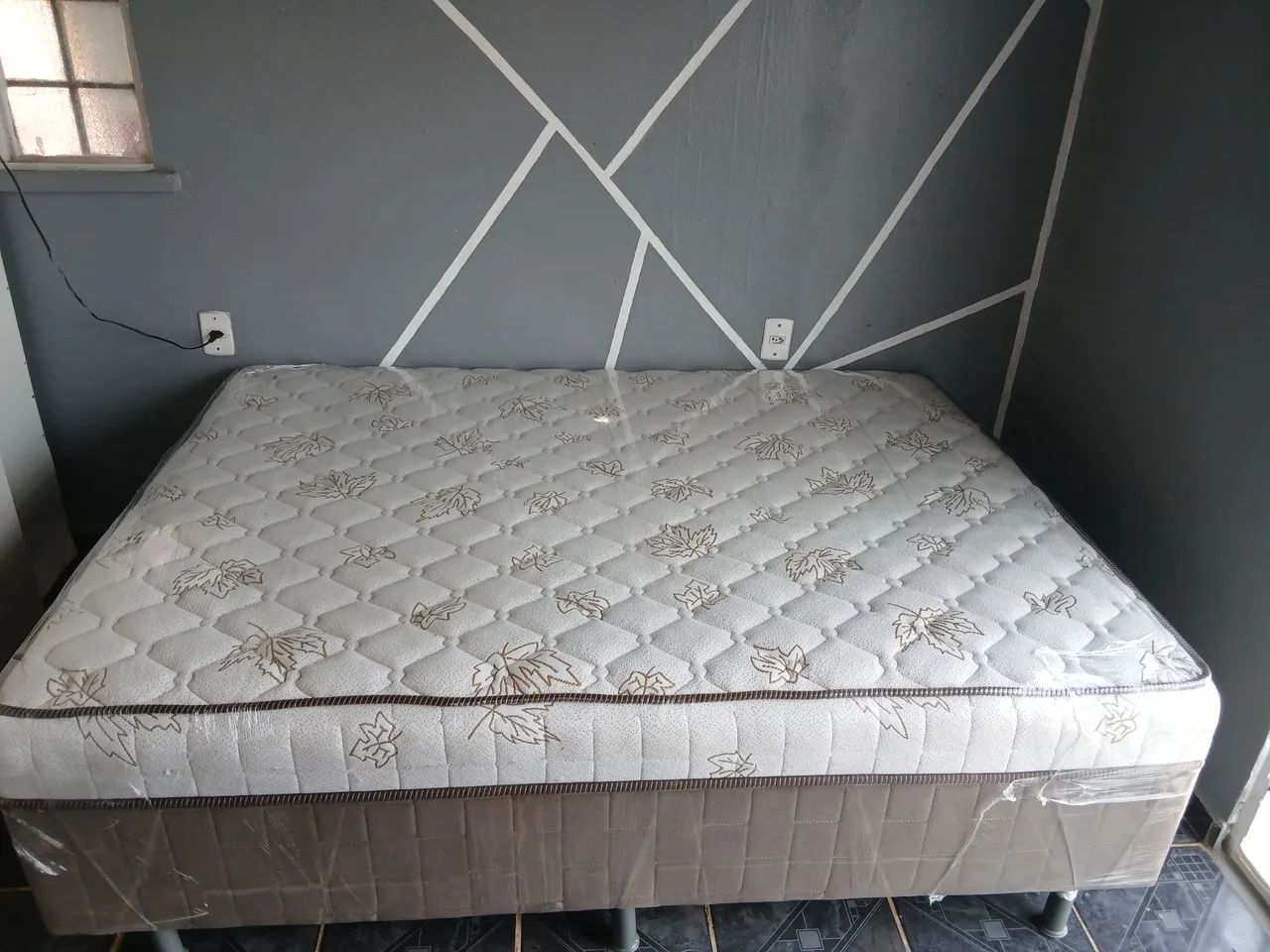 Cama Box Casal De Espuma Higienizada - Foto 3