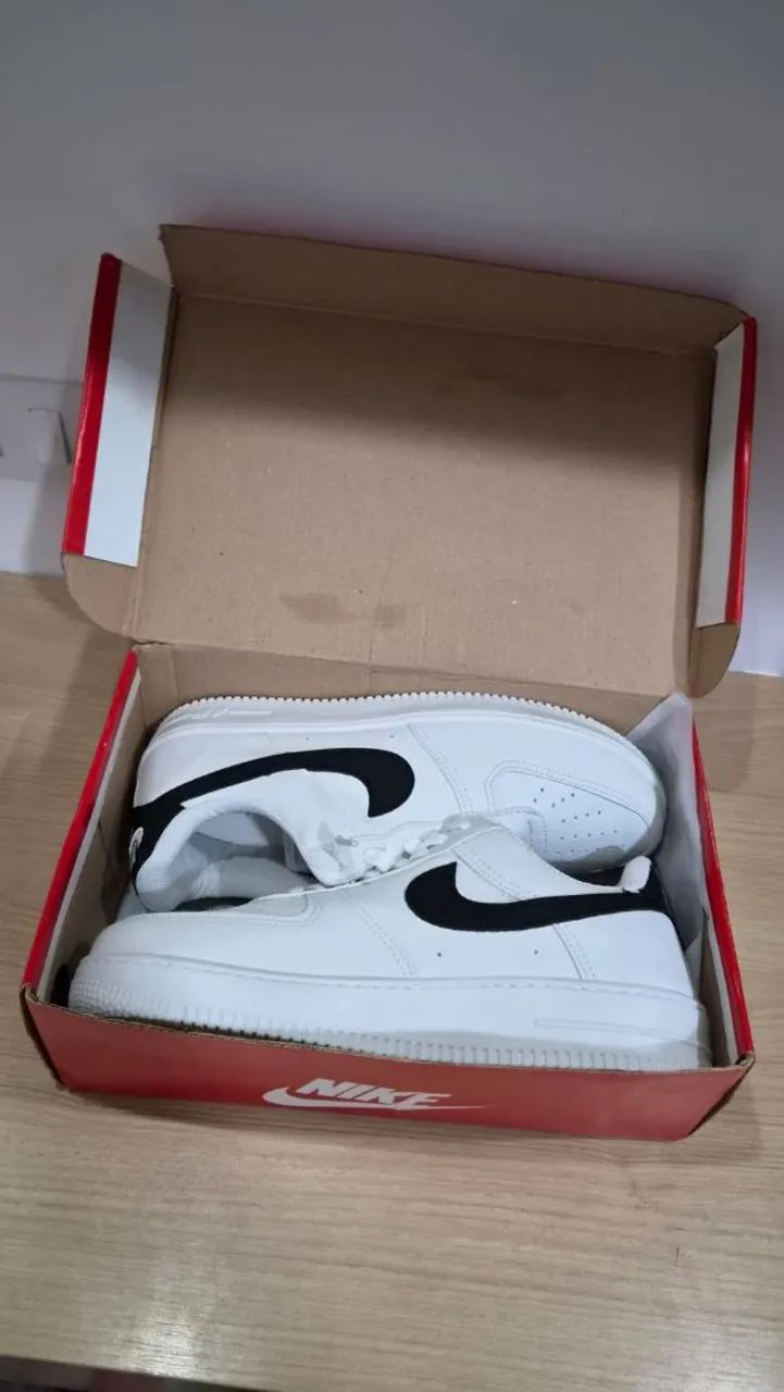 Air force 1 branco e preto original - Foto 2