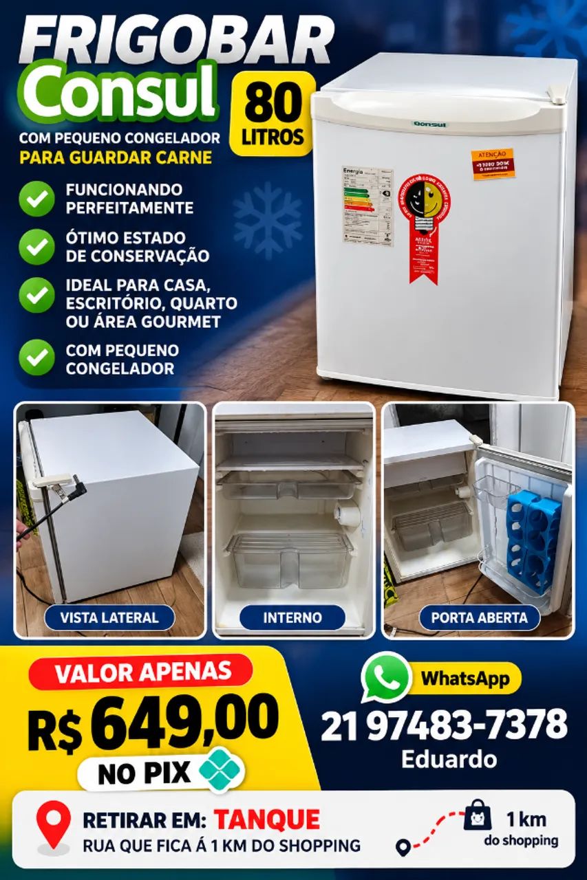 FRIGOBAR CONSUL 80 L 
