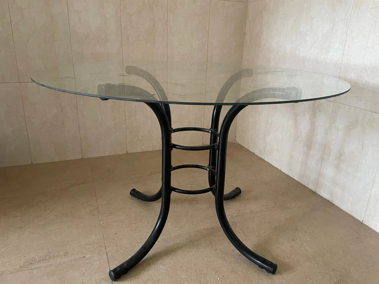 Mesa com tampo de vidro - Foto 3