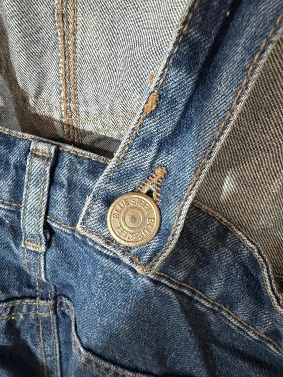 macacão/jardineira jeans - Foto 4