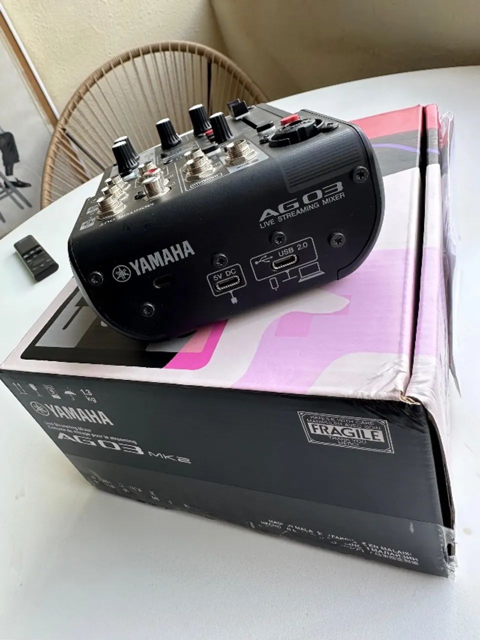 Interface de Áudio Yamaha AG03 MKII - Equipamentos e Acessórios de