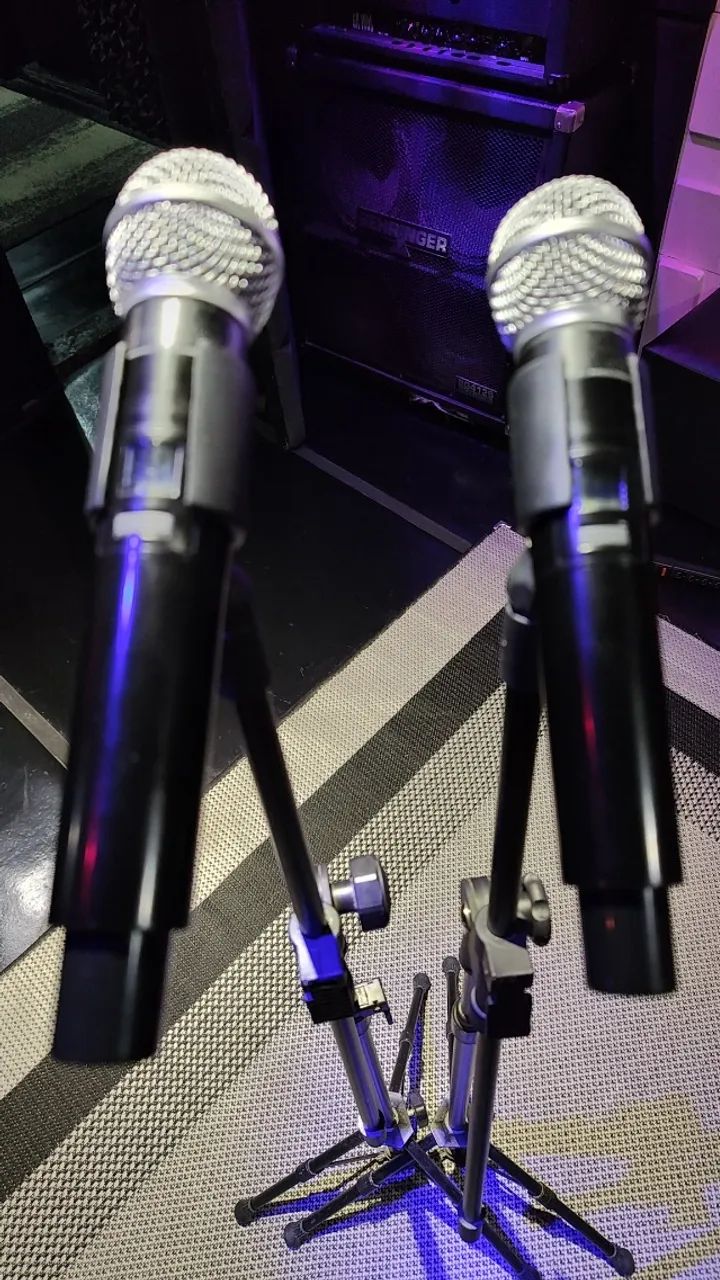 Microfone Shure Glxd4 beta58a Duplo Sem Fio