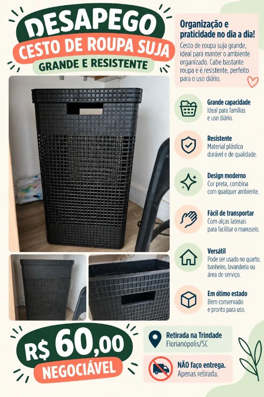 Cesto de roupa suja