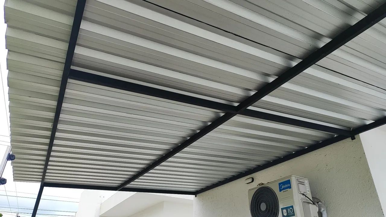 Coberta de garagem e área  - Foto 2