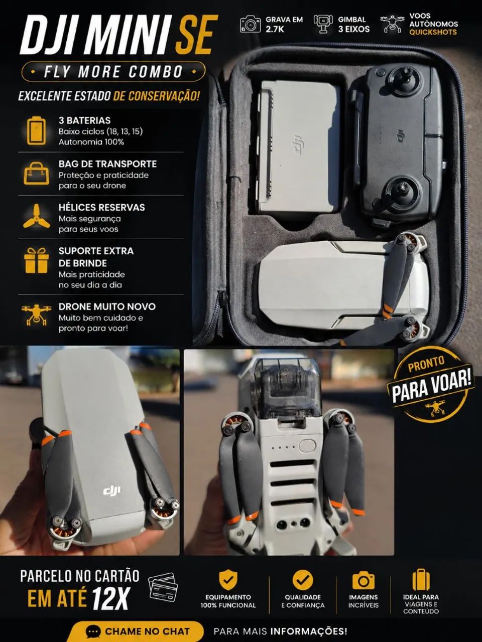 Dji mini SE combo fly more 